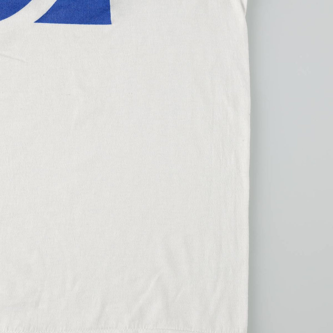 90'S Hanes Fifty-Fifty Blue Tag Pepsi Advertising T-Shirt, Made in USA, Men's XL equivalent, Vintage cotton white type Vintage Second Hand