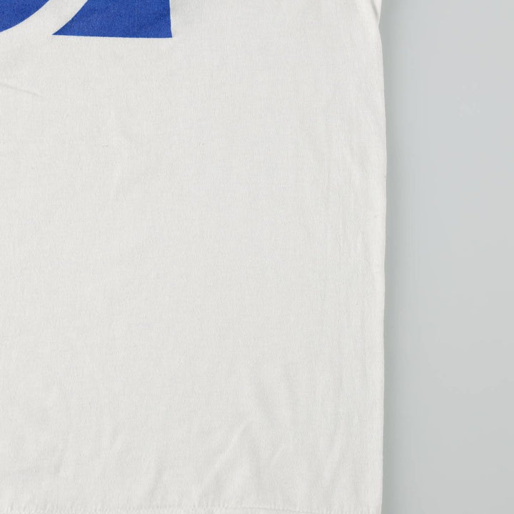 90'S Hanes Fifty-Fifty Blue Tag Pepsi Advertising T-Shirt, Made in USA, Men's XL equivalent, Vintage cotton white type Vintage Second Hand