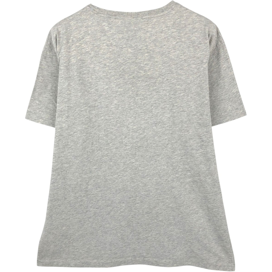 Ralph Lauren POLO by Ralph Lauren short sleeve one point logo T-shirt men's M size cotton gray type Vintage Second Hand