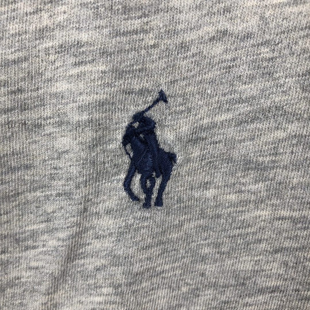 Ralph Lauren POLO by Ralph Lauren short sleeve one point logo T-shirt men's M size cotton gray type Vintage Second Hand