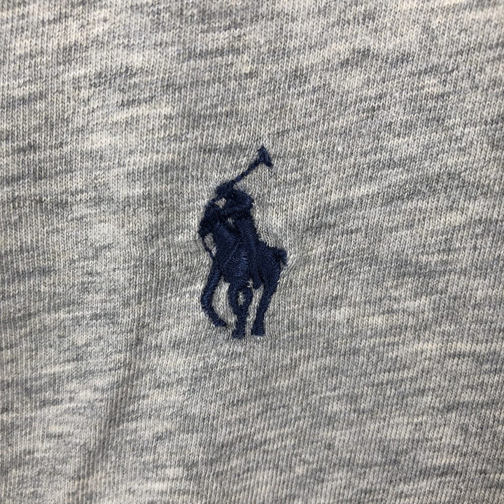 Ralph Lauren POLO by Ralph Lauren short sleeve one point logo T-shirt men's M size cotton gray type Vintage Second Hand