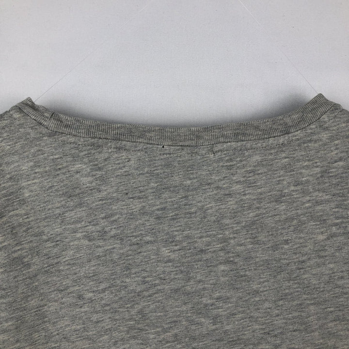 Ralph Lauren POLO by Ralph Lauren short sleeve one point logo T-shirt men's M size cotton gray type Vintage Second Hand