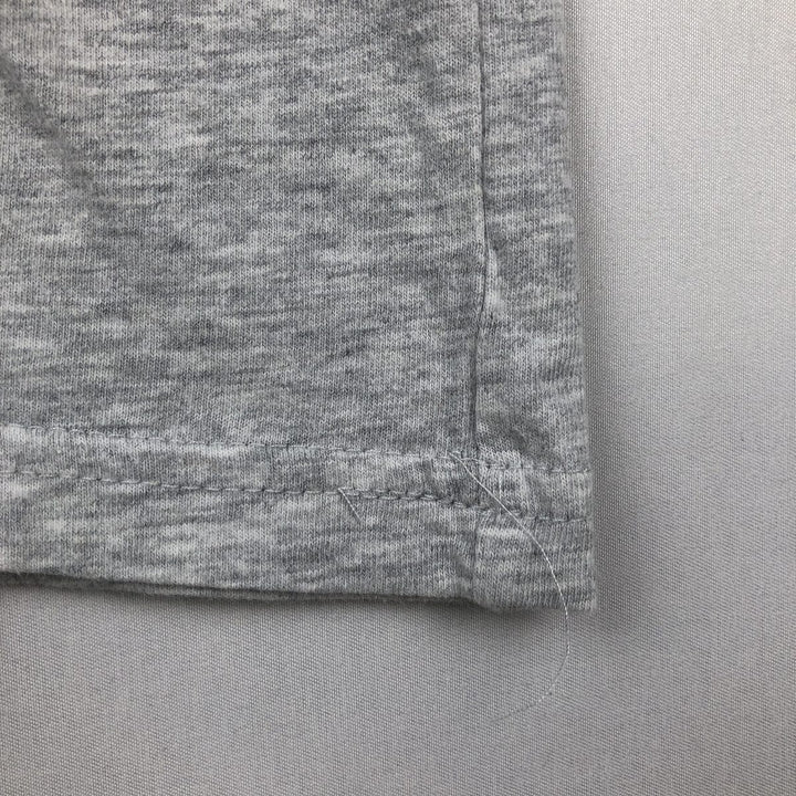 STUSSY surf skate T-shirt, men's size L cotton gray type Vintage Second Hand