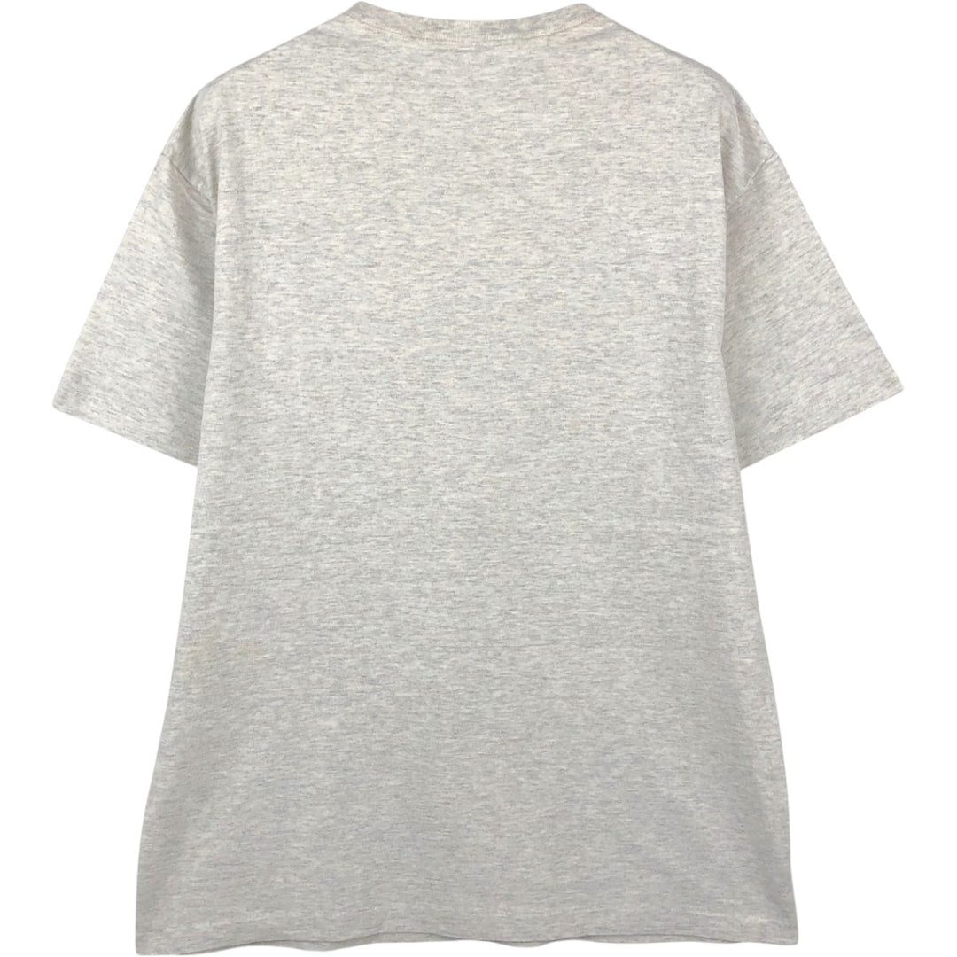 Levi's short-sleeved printed T-shirt, men's size M (approx.) unclear gray type Vintage Second Hand