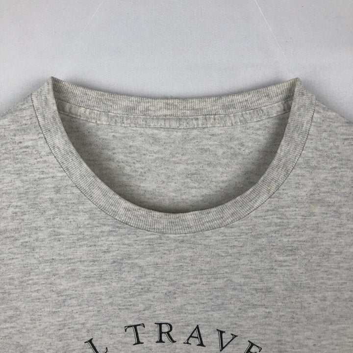 Levi's short-sleeved printed T-shirt, men's size M (approx.) unclear gray type Vintage Second Hand