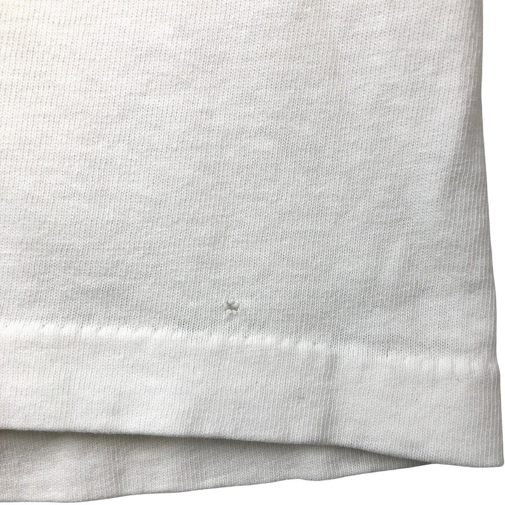 90'S Marith François Girbaud Short-Sleeve Printed T-Shirt, Made in USA, Men's XXL equivalent, Crew Neck (Round Neck), Vintage cotton white type Vintage Second Hand