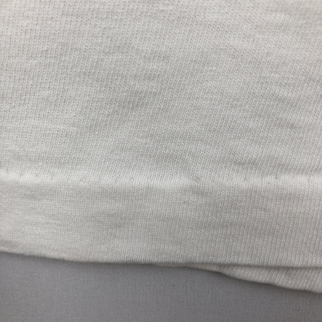 90'S Marith François Girbaud Short-Sleeve Printed T-Shirt, Made in USA, Men's XXL equivalent, Crew Neck (Round Neck), Vintage cotton white type Vintage Second Hand