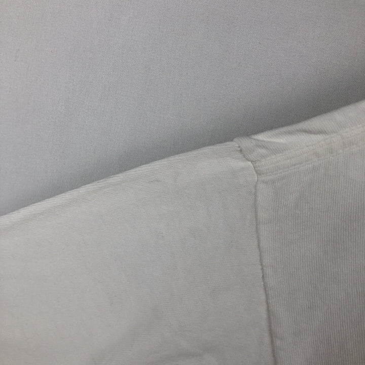 90'S Marith François Girbaud Short-Sleeve Printed T-Shirt, Made in USA, Men's XXL equivalent, Crew Neck (Round Neck), Vintage cotton white type Vintage Second Hand