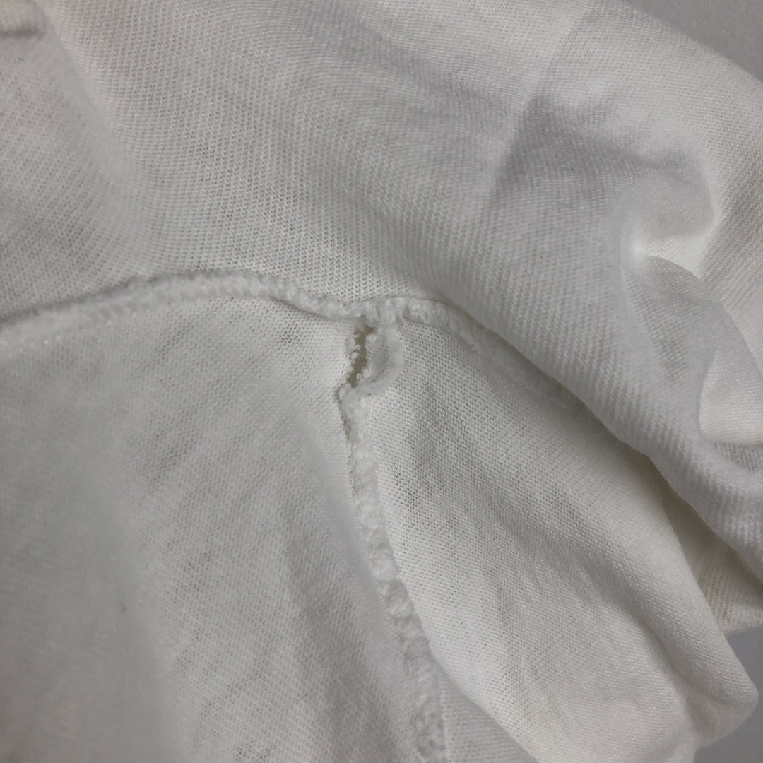 90'S Marith François Girbaud Short-Sleeve Printed T-Shirt, Made in USA, Men's XXL equivalent, Crew Neck (Round Neck), Vintage cotton white type Vintage Second Hand
