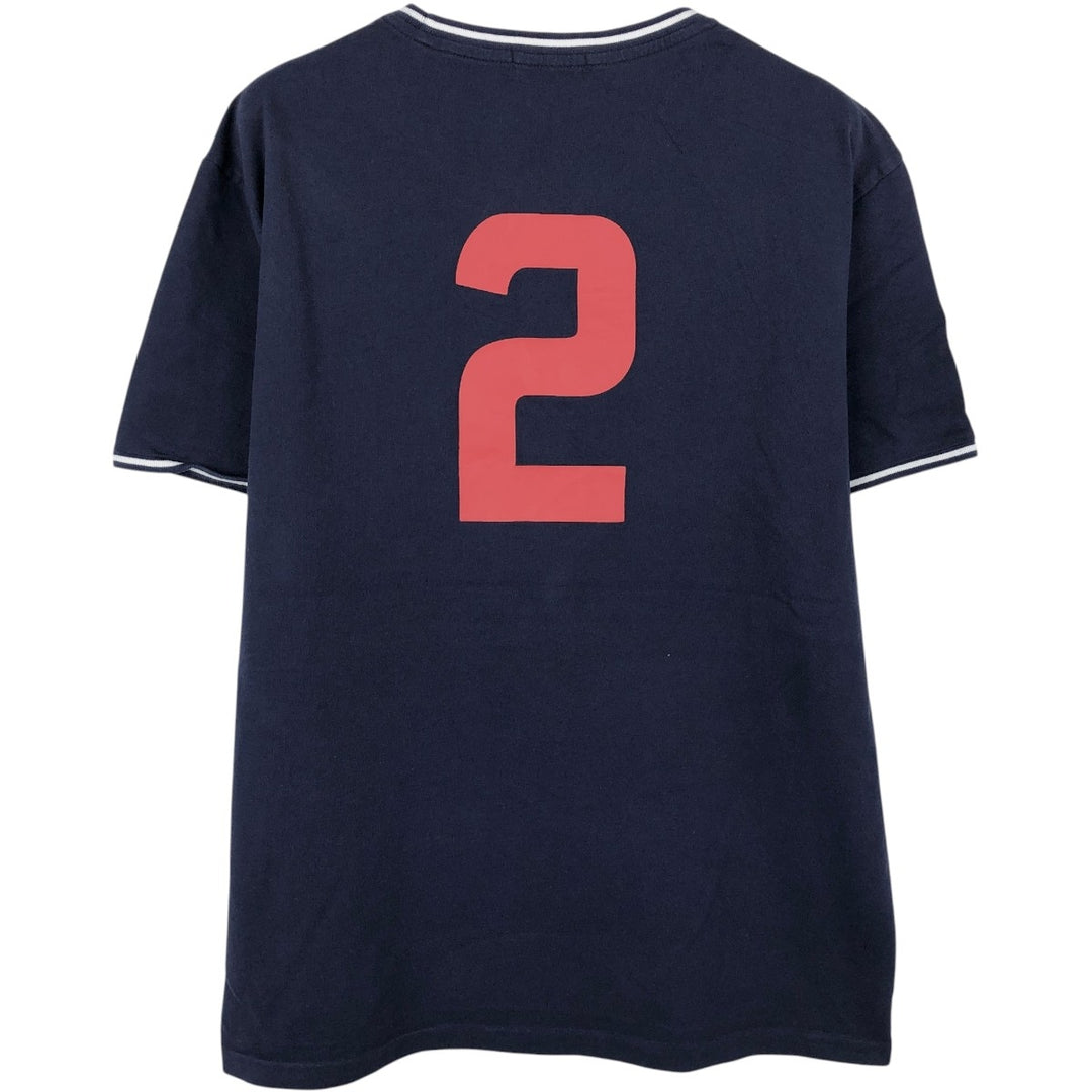 Ralph Lauren POLO RALPH LAUREN Short-Sleeve Logo T-Shirt, Men's Size L (Equivalent), Vintage cotton navy blue type Vintage Second Hand