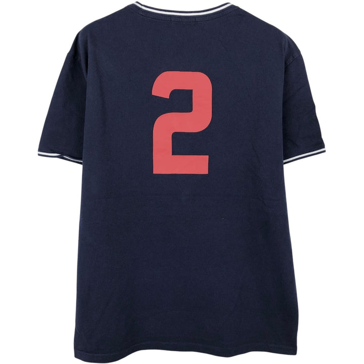 Ralph Lauren POLO RALPH LAUREN Short-Sleeve Logo T-Shirt, Men's Size L (Equivalent), Vintage cotton navy blue type Vintage Second Hand