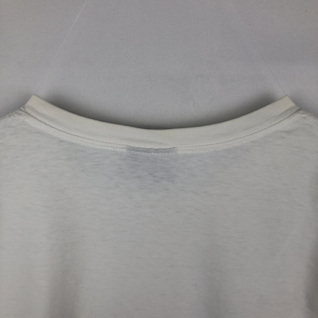 90'S Ralph Lauren POLO SPORT Short-Sleeve Logo T-Shirt, Made in USA, Men's Size XL (Equivalent), Vintage cotton white type Vintage Second Hand