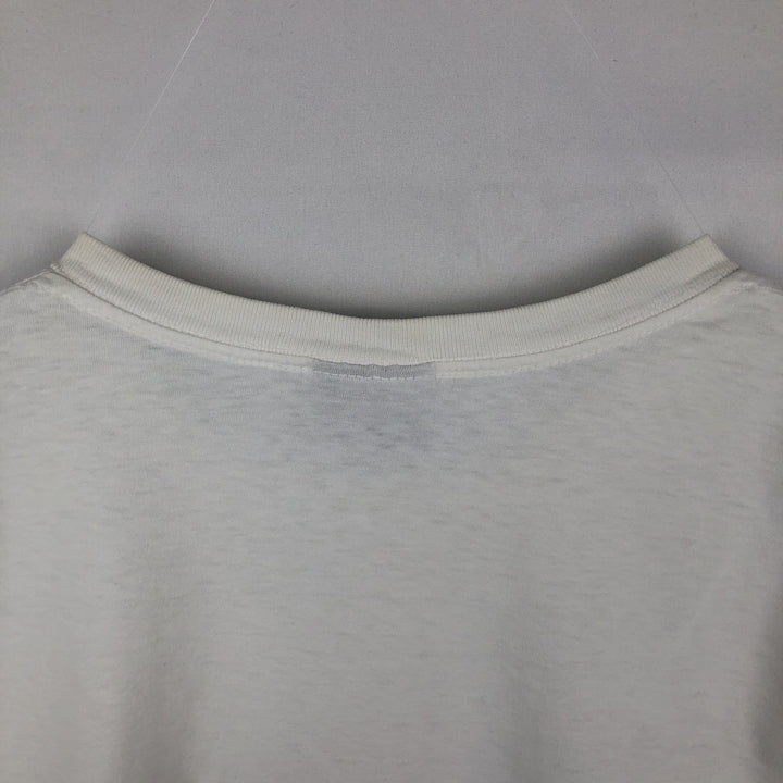 90'S Ralph Lauren POLO SPORT Short-Sleeve Logo T-Shirt, Made in USA, Men's Size XL (Equivalent), Vintage cotton white type Vintage Second Hand