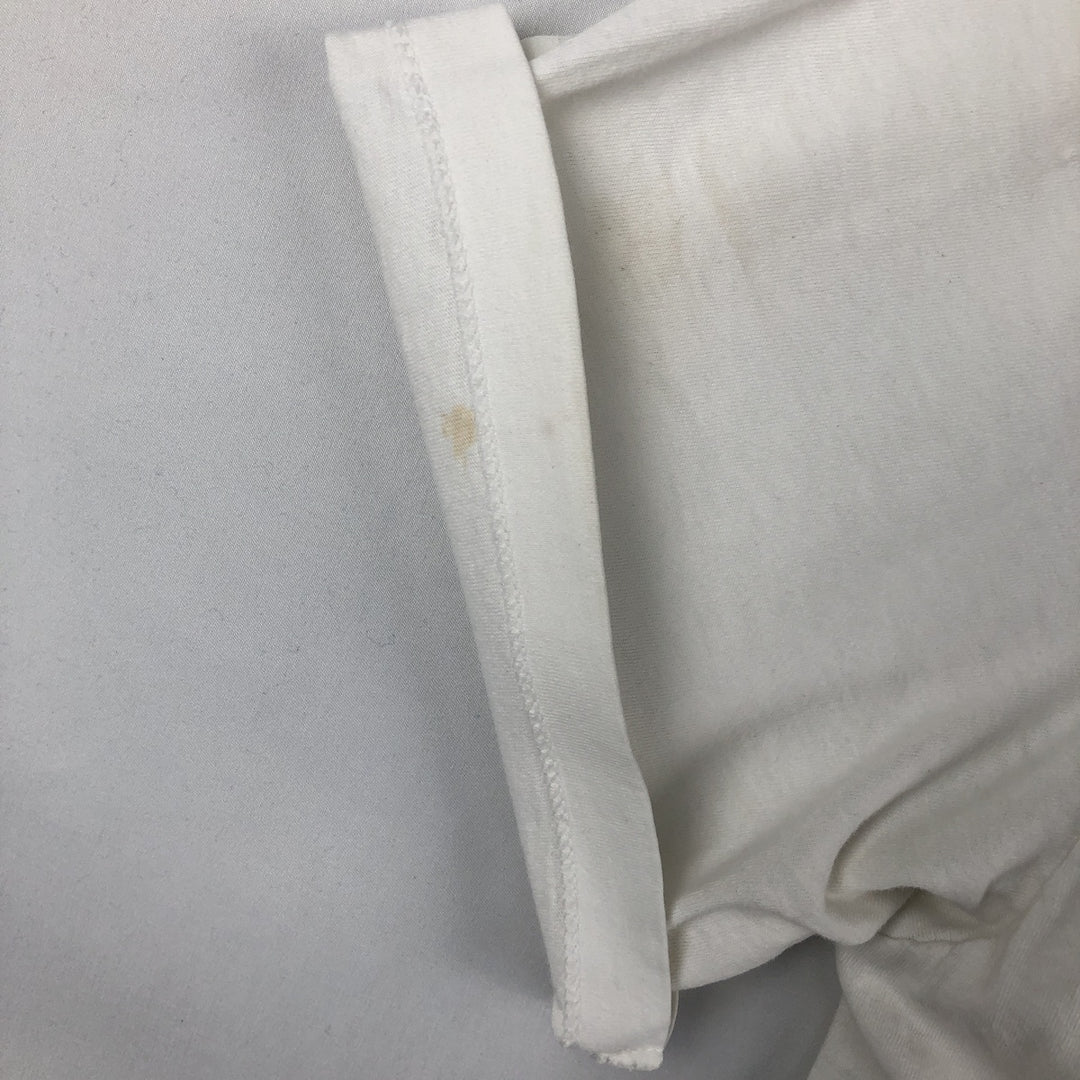 90'S Ralph Lauren POLO SPORT Short-Sleeve Logo T-Shirt, Made in USA, Men's Size XL (Equivalent), Vintage cotton white type Vintage Second Hand