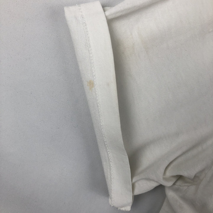 90'S Ralph Lauren POLO SPORT Short-Sleeve Logo T-Shirt, Made in USA, Men's Size XL (Equivalent), Vintage cotton white type Vintage Second Hand