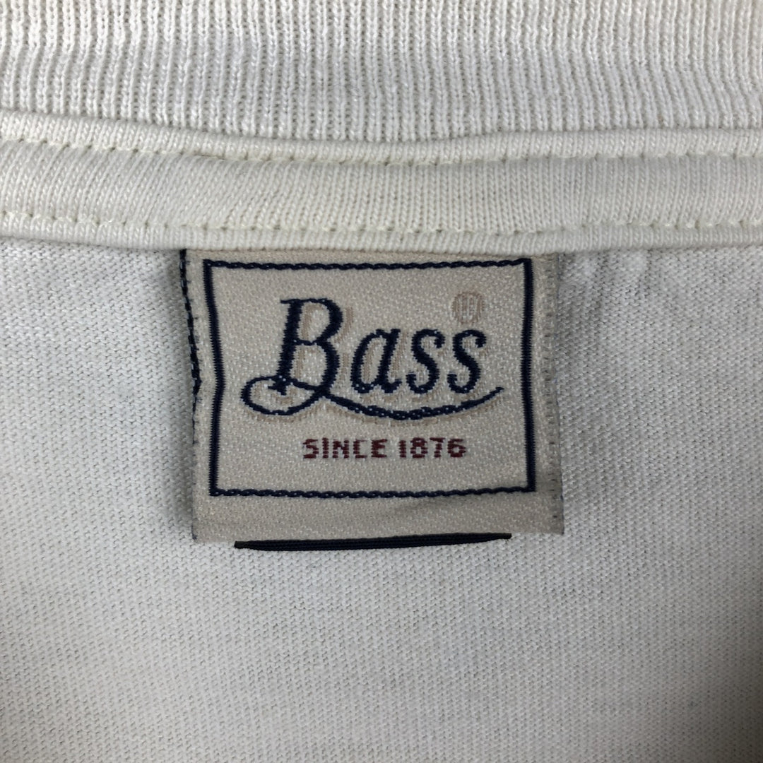 90'S GHBass Short-Sleeve Printed T-Shirt, Made in USA, Men's XL (approx.), Vintage. cotton white type Vintage Second Hand
