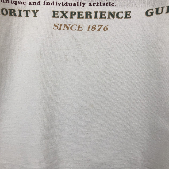 90'S GHBass Short-Sleeve Printed T-Shirt, Made in USA, Men's XL (approx.), Vintage. cotton white type Vintage Second Hand