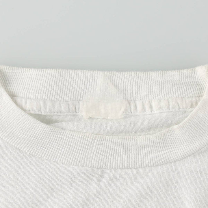 Frog Pattern Animal T-Shirt, Men's Size M (Equivalent), Vintage unclear white type Vintage Second Hand