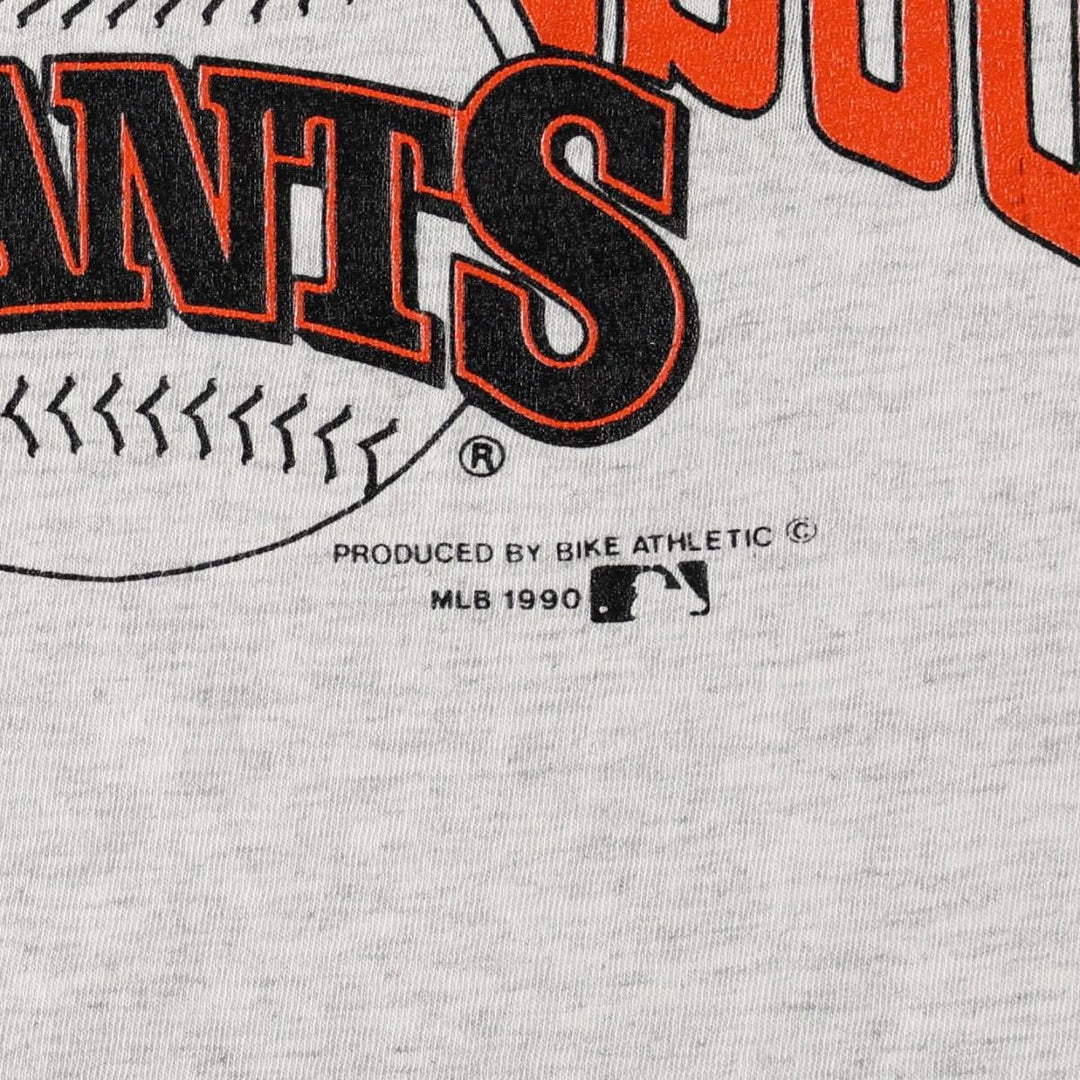 90'S BIKE MLB San Francisco Giants Sports Print T-Shirt, Made in USA, Men's Size M (Equivalent), Vintage cotton white type Vintage Second Hand