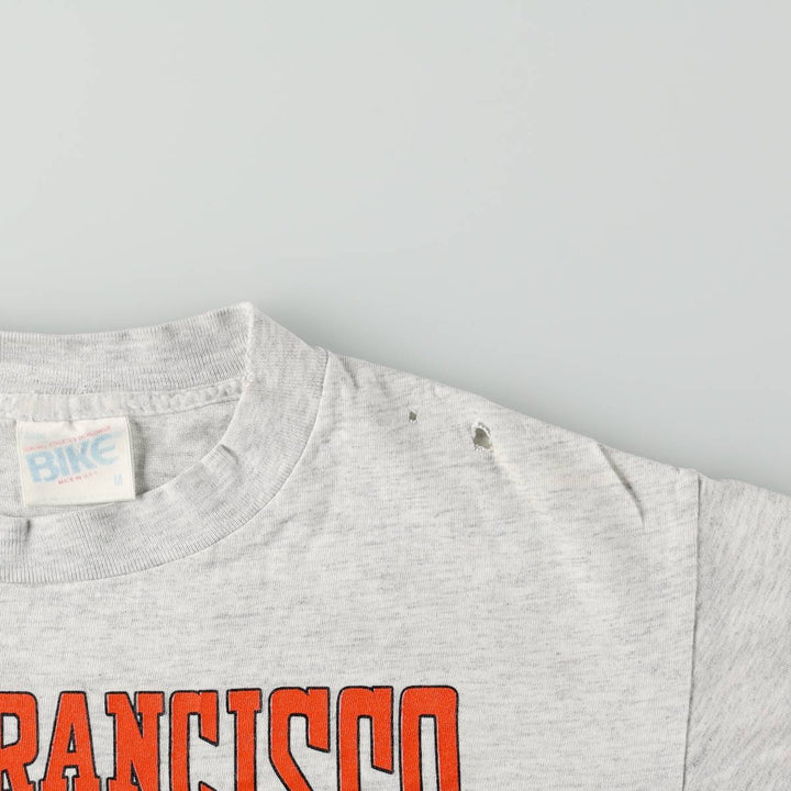 90'S BIKE MLB San Francisco Giants Sports Print T-Shirt, Made in USA, Men's Size M (Equivalent), Vintage cotton white type Vintage Second Hand