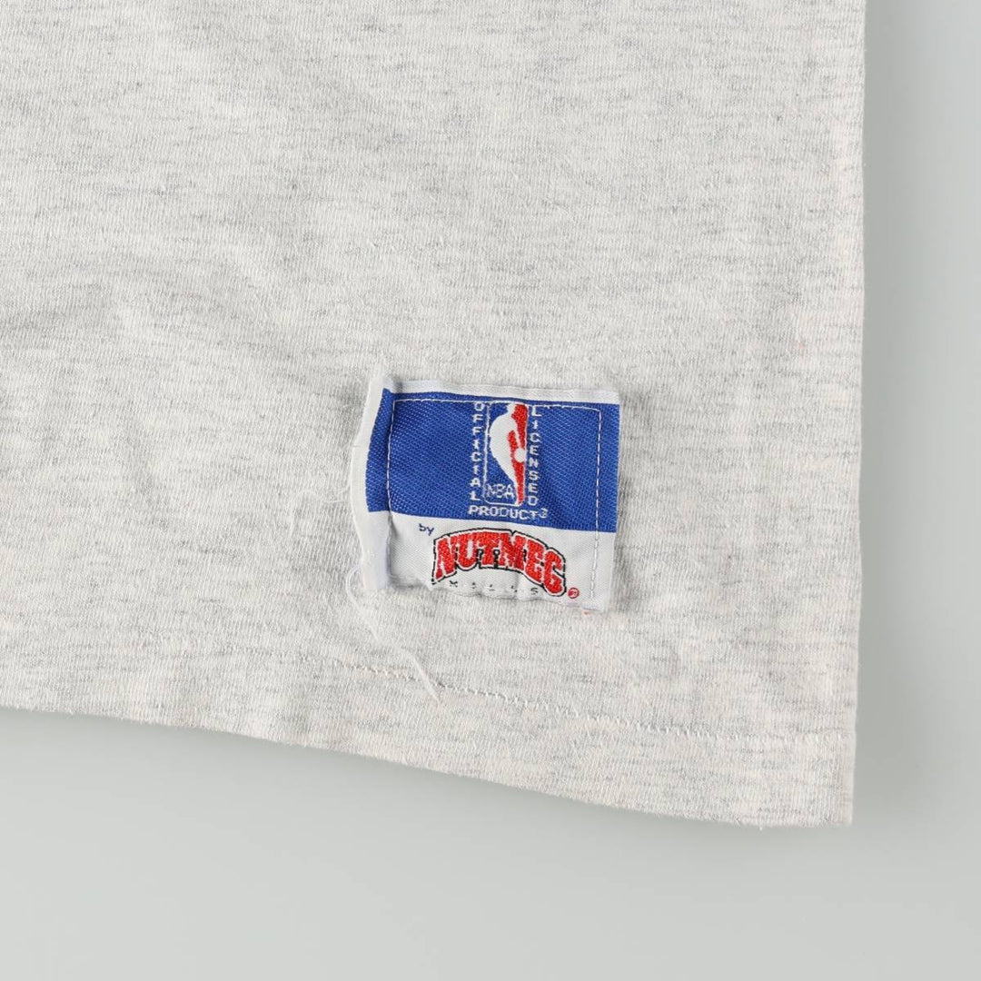 90'S NUTMEG NBA PHOENIX SUNS Sports Print T-Shirt, Made in USA, Men's XL equivalent, Vintage cotton white type Vintage Second Hand