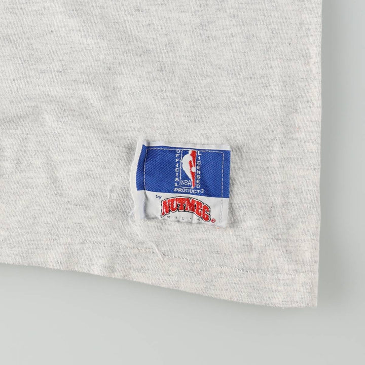 90'S NUTMEG NBA PHOENIX SUNS Sports Print T-Shirt, Made in USA, Men's XL equivalent, Vintage cotton white type Vintage Second Hand