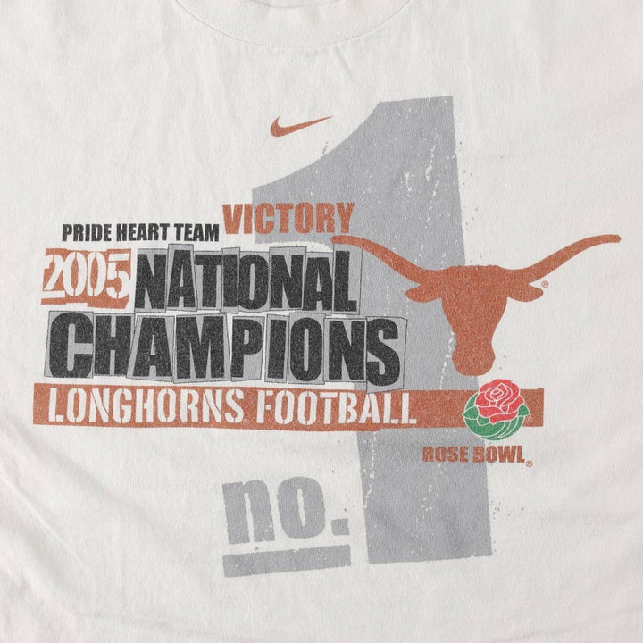 90'S Nike Team Sports Print T-Shirt, Men's Size M (approx.), Vintage cotton white type Vintage Second Hand