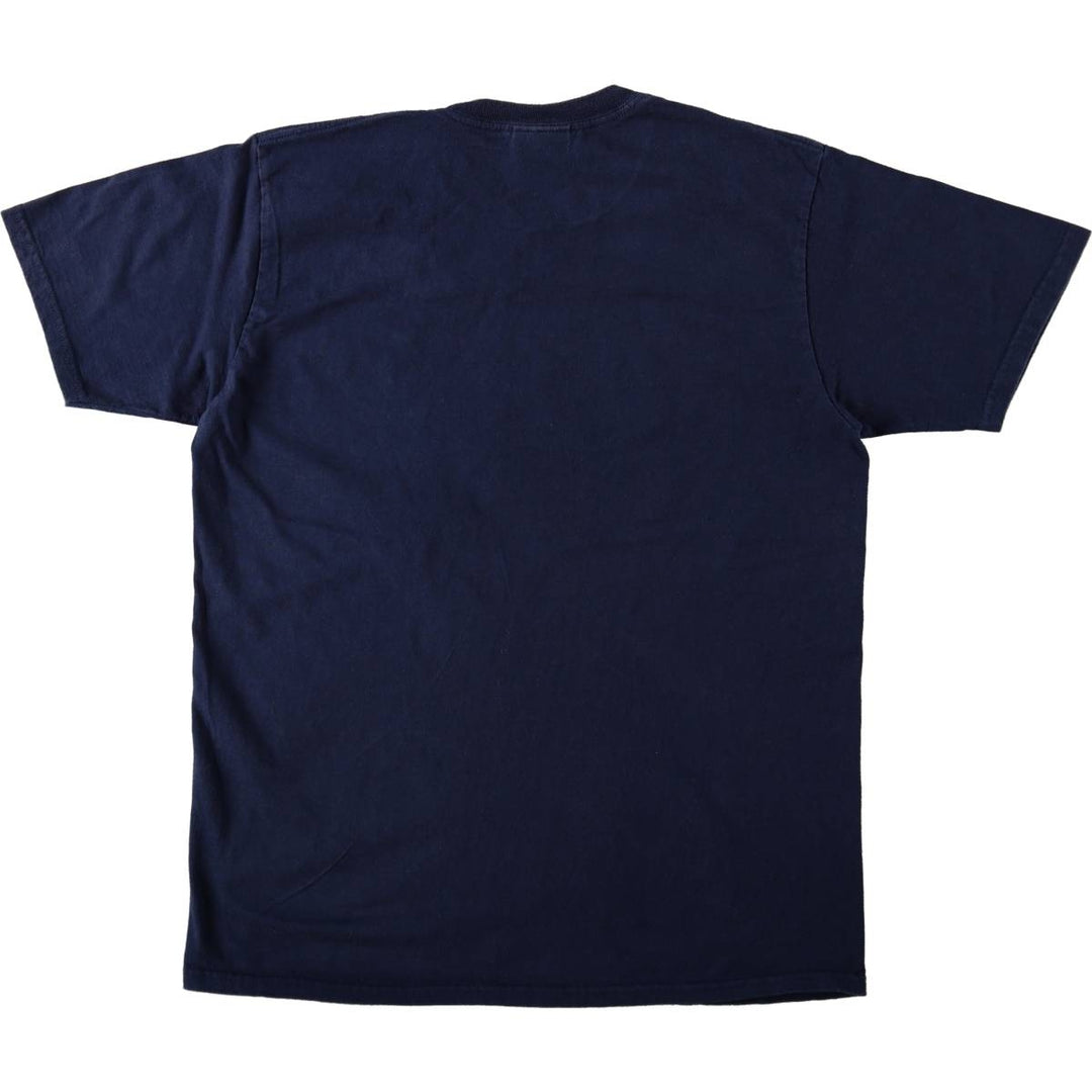 00'S Nike One Point Logo T-shirt Men's L size cotton navy blue type Vintage Second Hand