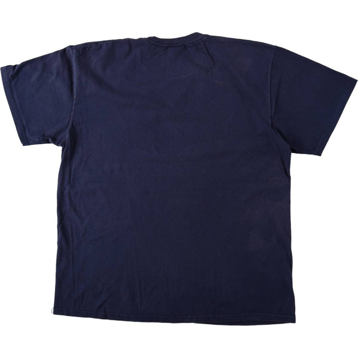 00'S Nike One Point Logo T-shirt Men's XL cotton navy blue type Vintage Second Hand