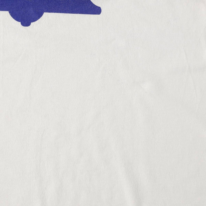 Adidas sports t-shirt, men's size M (approx.) cotton white type Vintage Second Hand
