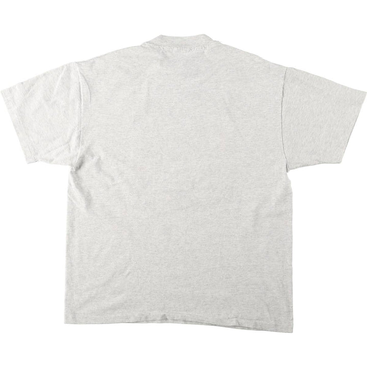 80'S Champion Print T-Shirt, Made in USA, Men's Size L (Equivalent), Vintage cotton pale white type Vintage Second Hand