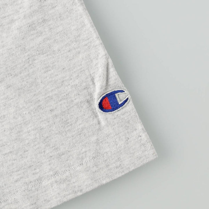 80'S Champion Print T-Shirt, Made in USA, Men's Size L (Equivalent), Vintage cotton pale white type Vintage Second Hand