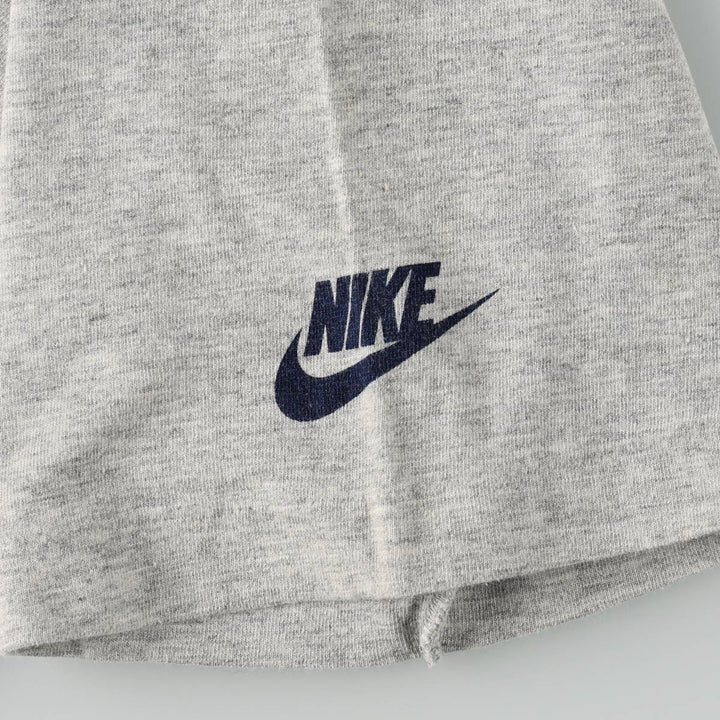 90'S Nike Printed T-shirt, Men's M size, Vintage cotton gray type Vintage Second Hand