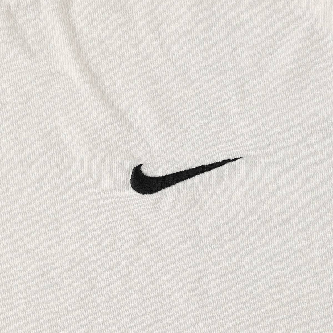 90'S Nike One Point Logo T-shirt Made in USA Men's L Size Vintage cotton white type Vintage Second Hand
