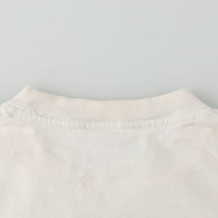 90'S Nike One Point Logo T-shirt Made in USA Men's L Size Vintage cotton white type Vintage Second Hand