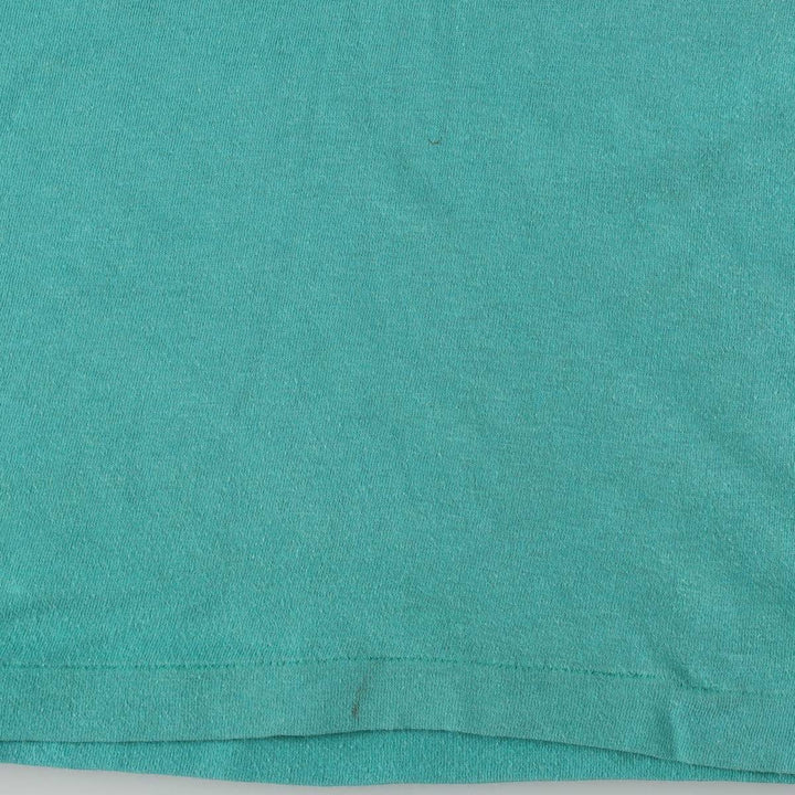 Nike logo print T-shirt, size M for men cotton green type Vintage Second Hand