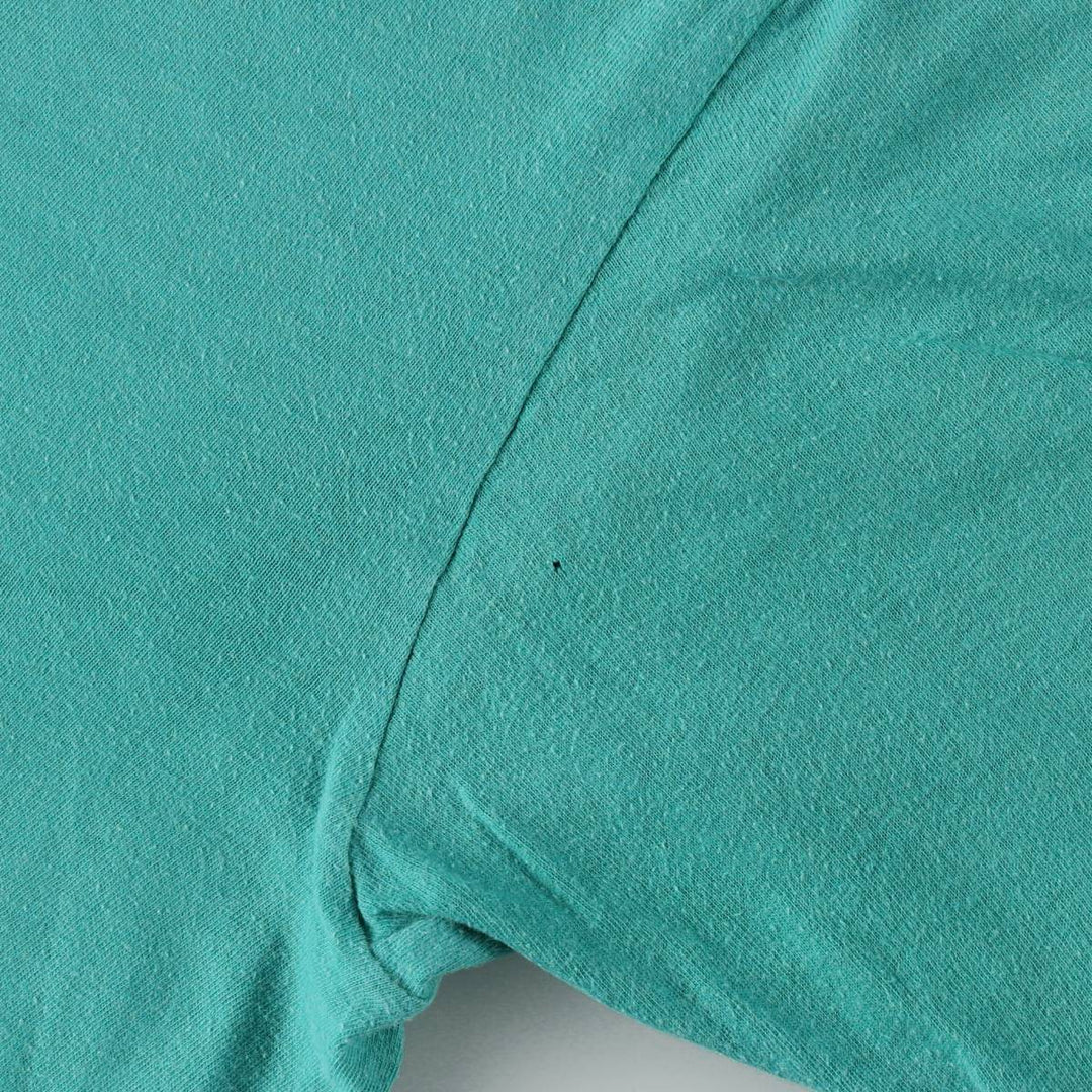 Nike logo print T-shirt, size M for men cotton green type Vintage Second Hand