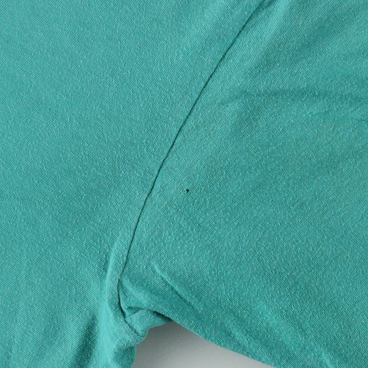 Nike logo print T-shirt, size M for men cotton green type Vintage Second Hand