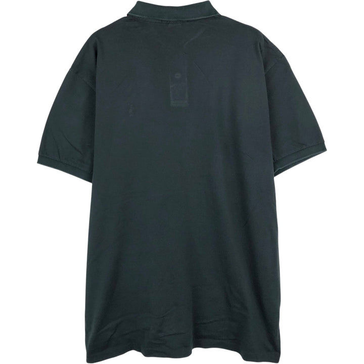 Ralph Lauren POLO by Ralph Lauren short sleeve polo shirt, men's XL size Pima Cotton black type Vintage Second Hand