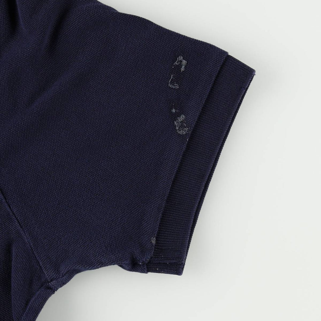 Ralph Lauren POLO by Ralph Lauren short sleeve polo shirt, men's size M cotton navy blue type Vintage Second Hand