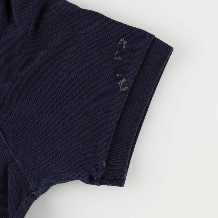 Ralph Lauren POLO by Ralph Lauren short sleeve polo shirt, men's size M cotton navy blue type Vintage Second Hand