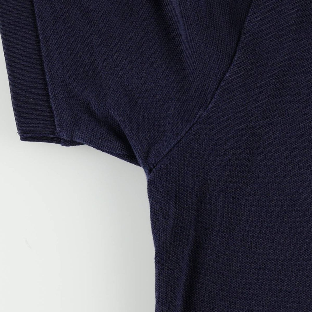 Ralph Lauren POLO by Ralph Lauren short sleeve polo shirt, men's size M cotton navy blue type Vintage Second Hand