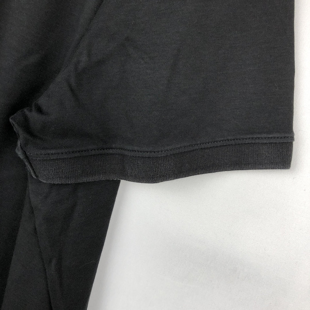 Calvin Klein short-sleeved polo shirt, men's size XXL. cotton black type Vintage Second Hand