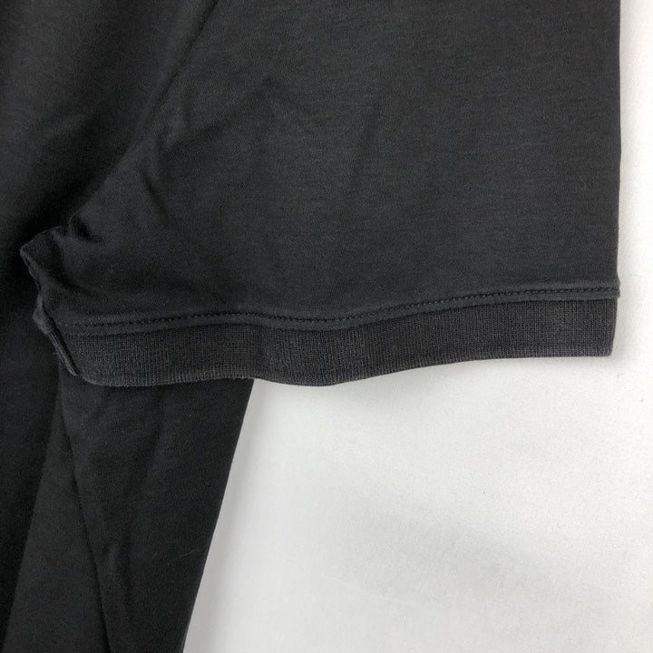 Calvin Klein short-sleeved polo shirt, men's size XXL. cotton black type Vintage Second Hand