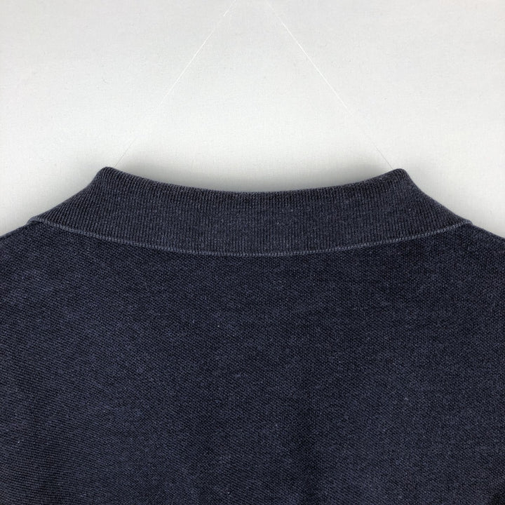 Ralph Lauren POLO by Ralph Lauren short sleeve polo shirt, men's XL size cotton navy blue type Vintage Second Hand