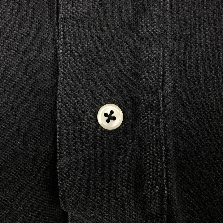 Ralph Lauren POLO by Ralph Lauren short sleeve polo shirt, men's size M cotton black type Vintage Second Hand