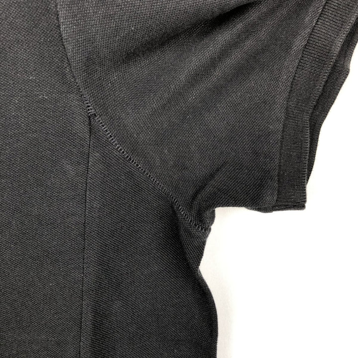 Calvin Klein Jeans short-sleeved polo shirt, men's size L (approx.) cotton black type Vintage Second Hand