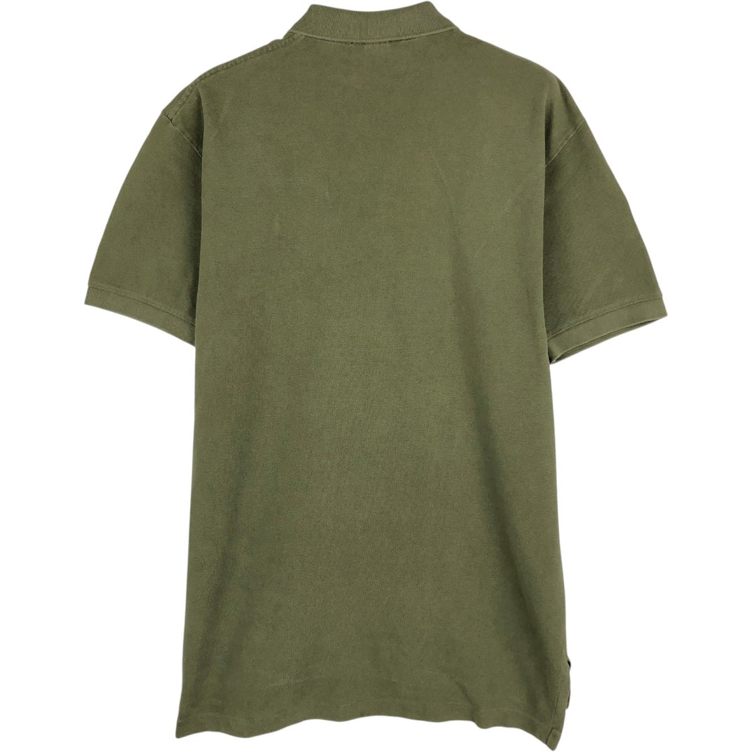 Ralph Lauren POLO by Ralph Lauren short sleeve polo shirt, men's size M cotton Khaki type Vintage Second Hand