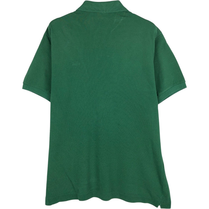 Lacoste LACOSTE short sleeve polo shirt, men's size L cotton green type Vintage Second Hand