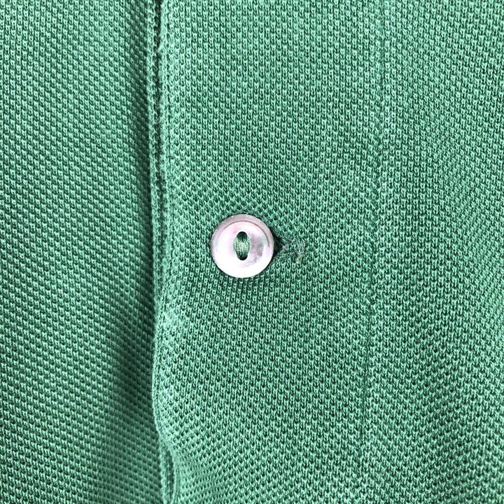 Lacoste LACOSTE short sleeve polo shirt, men's size L cotton green type Vintage Second Hand